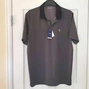 NWT Mens Izod Polo Smoked Pearl sz L